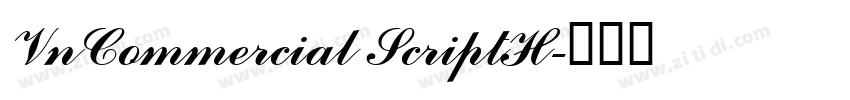 VnCommercial ScriptH字体转换
